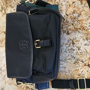 TORY BURCH Black Camera bag .